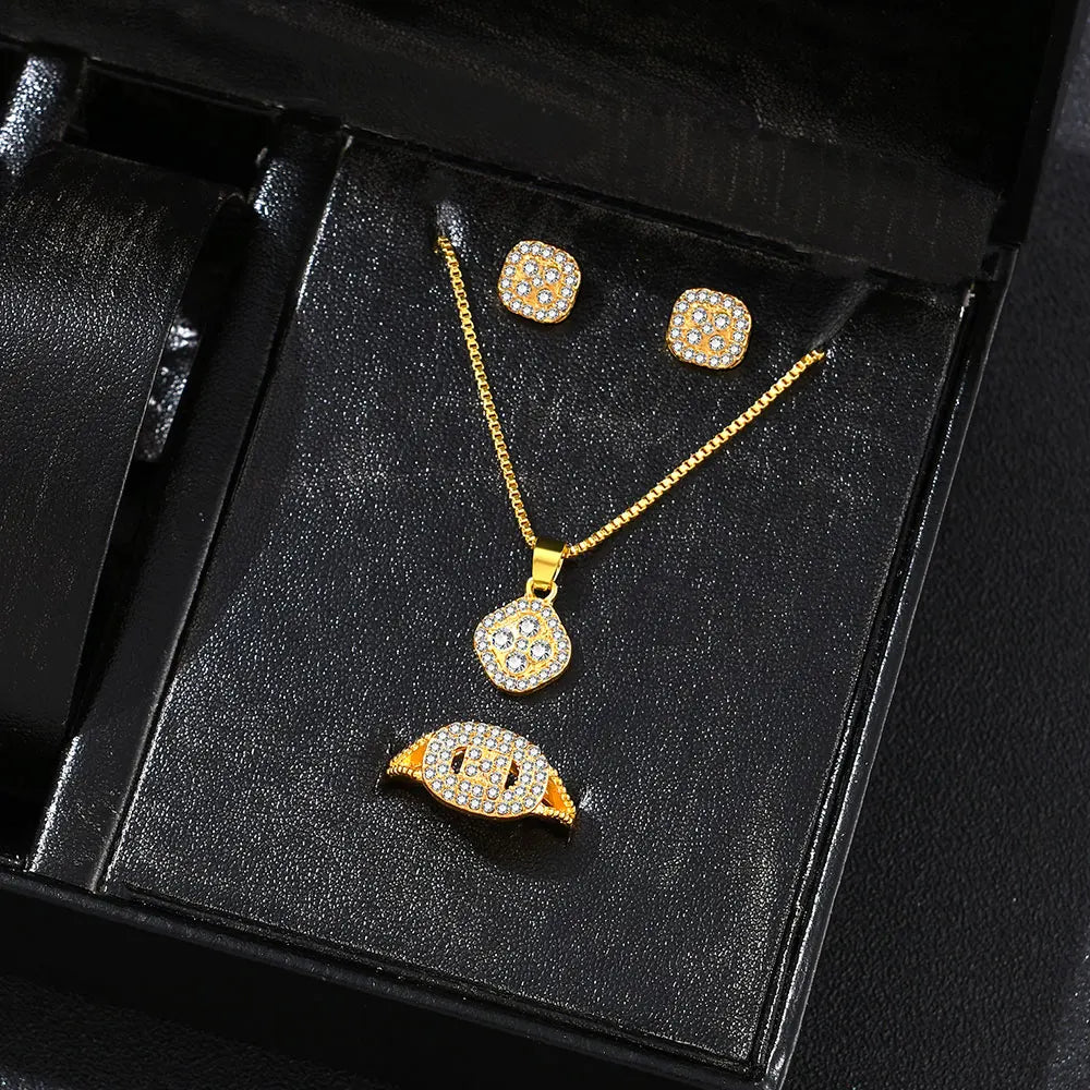 Luxury Cube Jewelry Set
