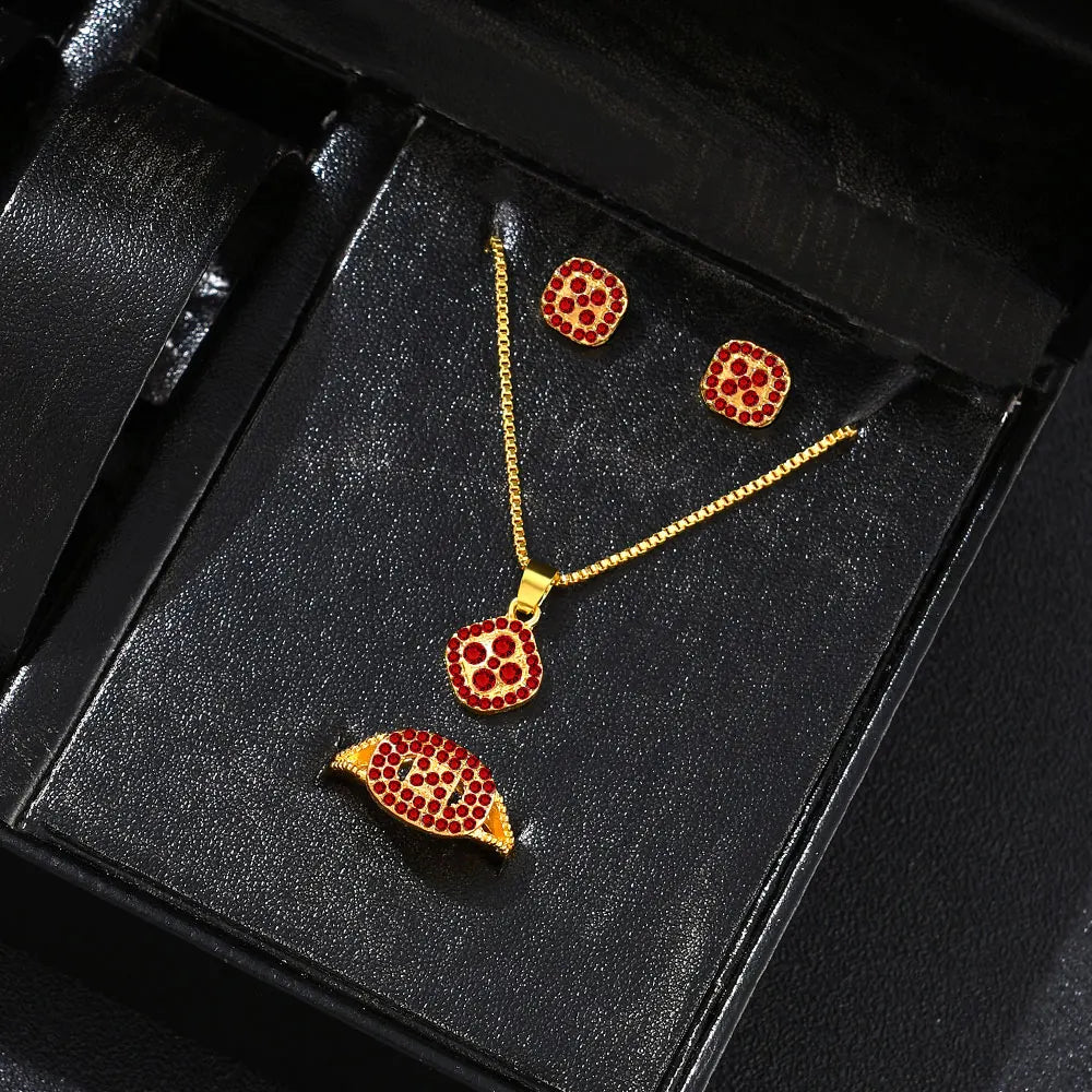 Luxury Cube Jewelry Set