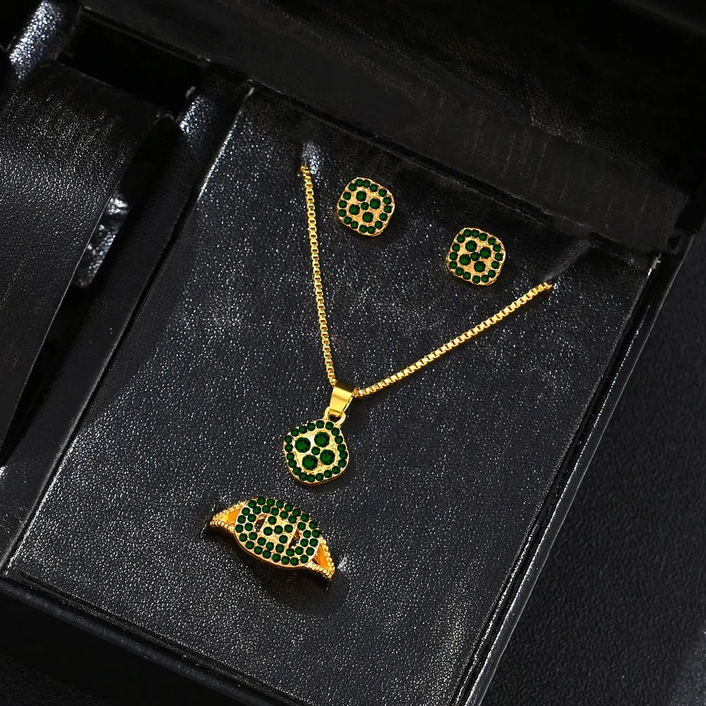 Luxury Cube Jewelry Set
