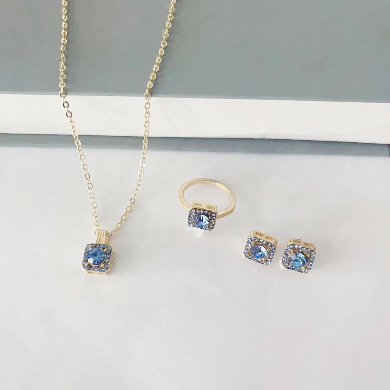 Luxury Cube Jewelry Set