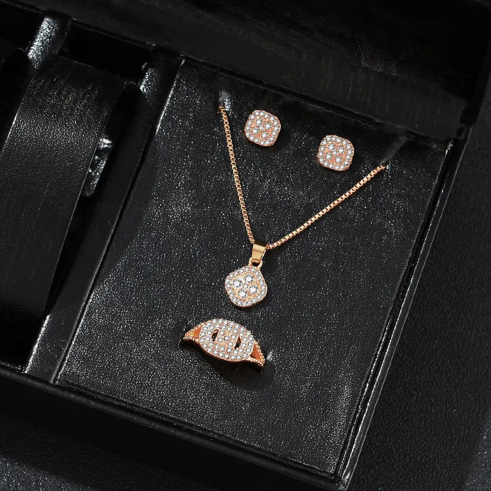 Luxury Cube Jewelry Set