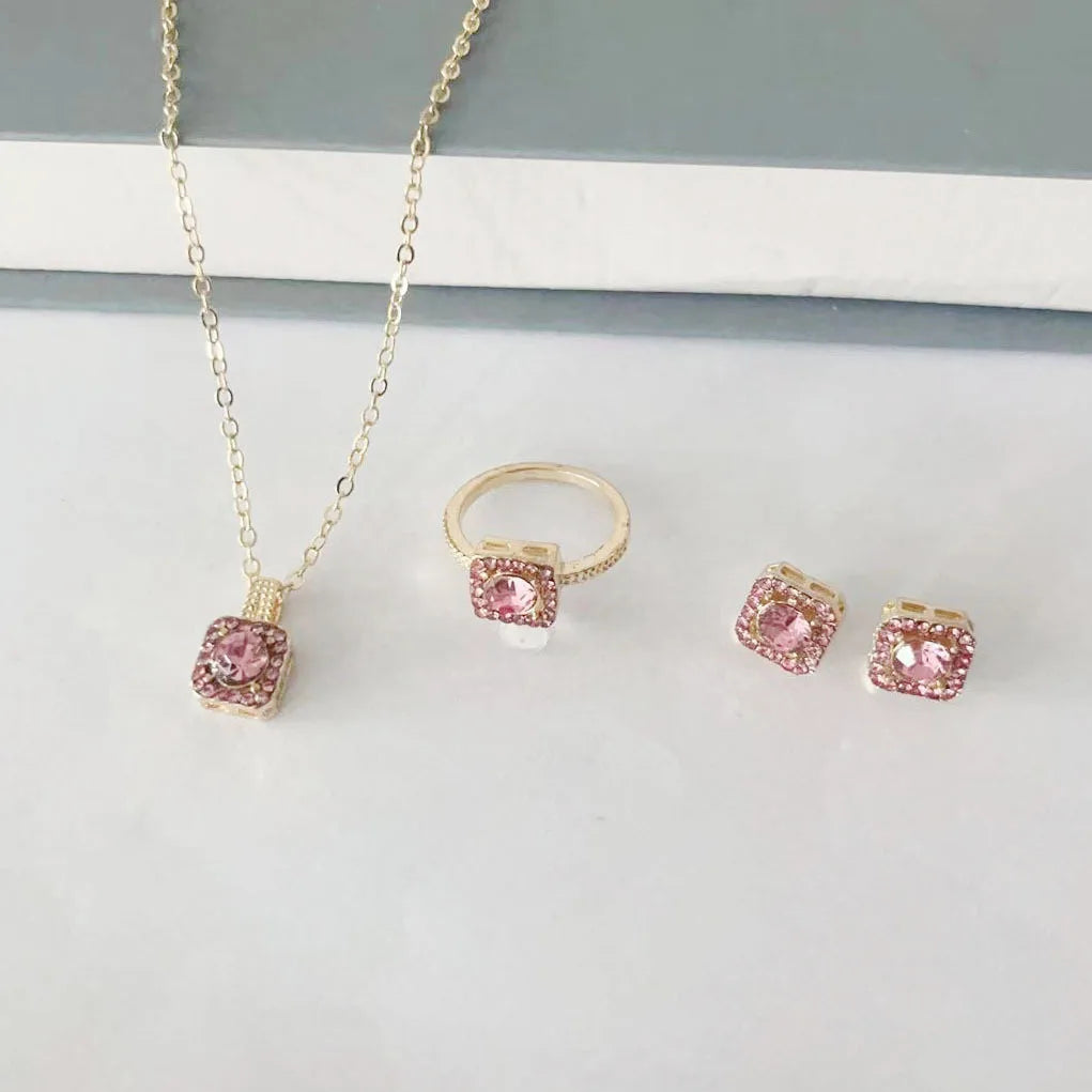 Luxury Cube Jewelry Set