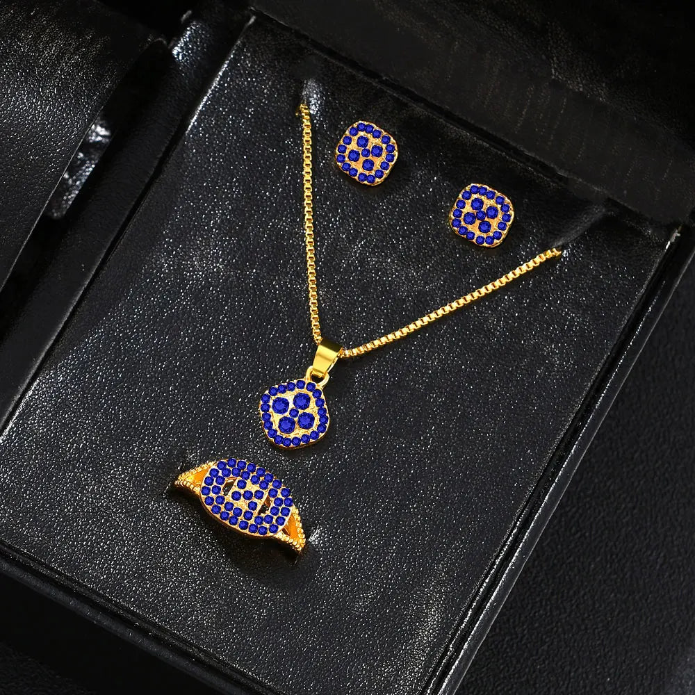 Luxury Cube Jewelry Set
